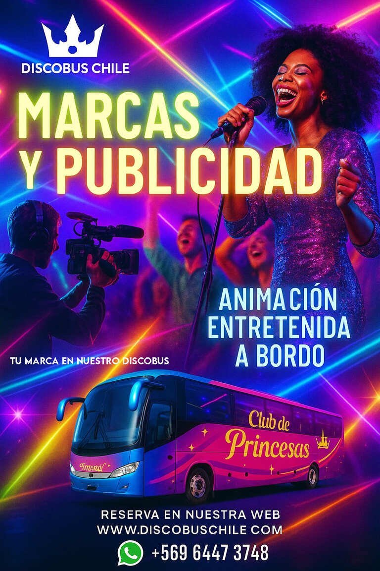 Publicidad y marcas en DiscoBus Santiago
